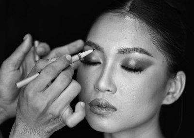 Slordige make-up is dit najaar ineens een trend